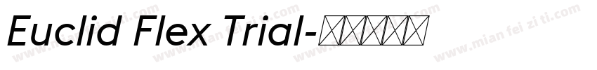 Euclid Flex Trial字体转换